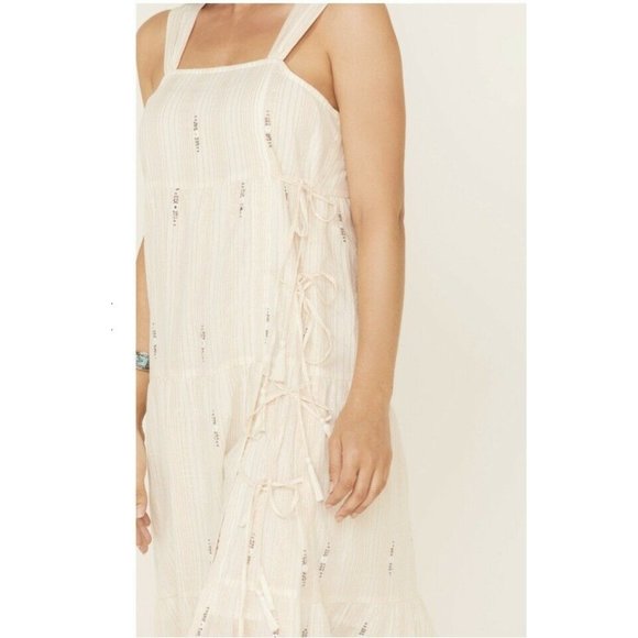 Shyanne Dresses & Skirts - Shyanne Ivory Mirror Maxi Tank Dress NWOT large L